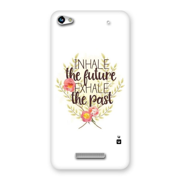 Inhale Future Back Case for Micromax Hue 2