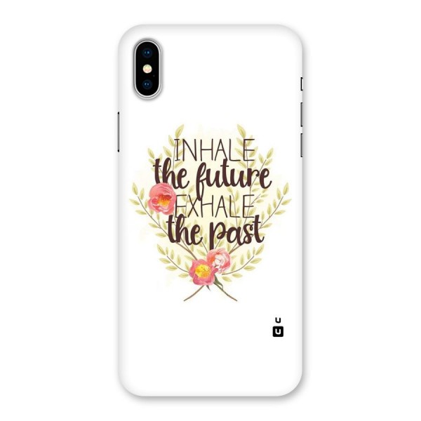 Inhale Future Back Case for iPhone X