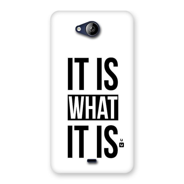 Itis What Itis Back Case for Canvas Play Q355
