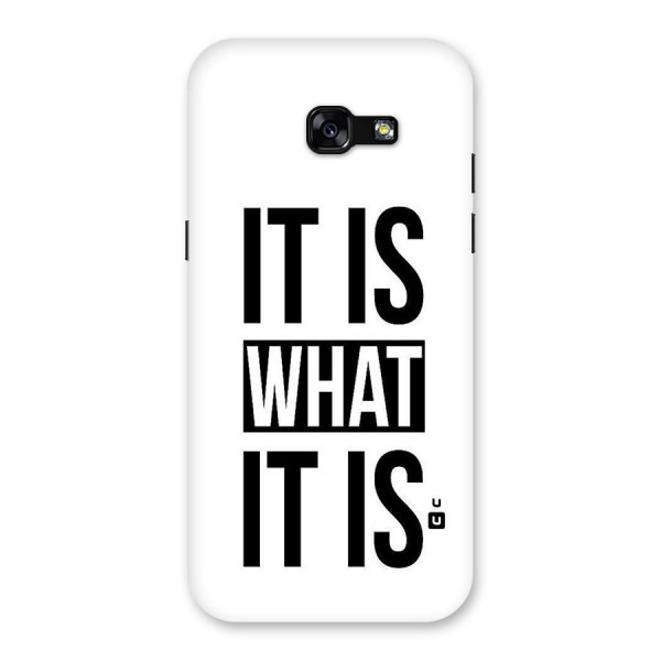 Itis What Itis Back Case for Galaxy A5 2017