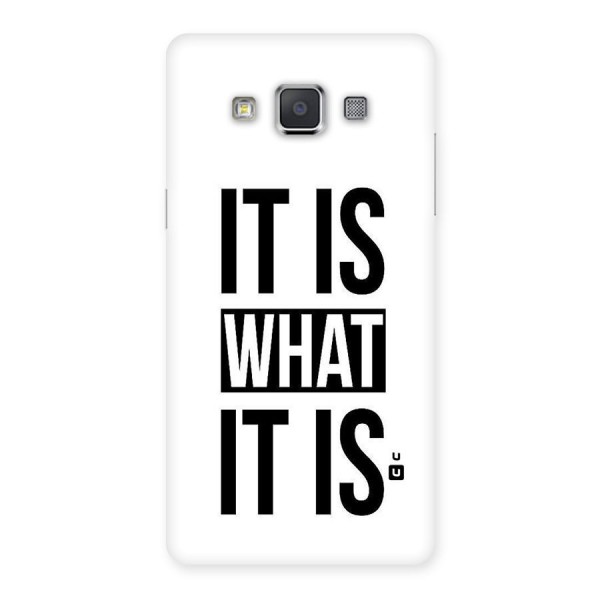 Itis What Itis Back Case for Galaxy Grand 3