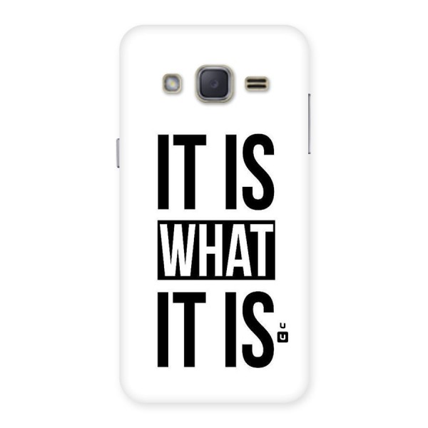 Itis What Itis Back Case for Galaxy J2