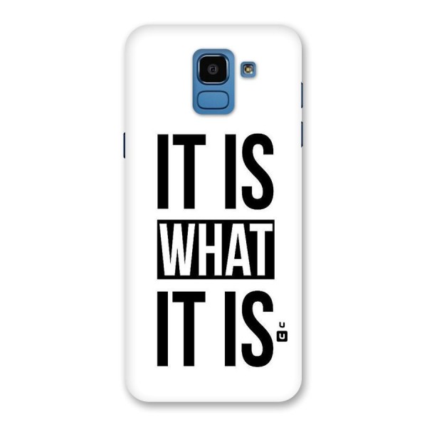 Itis What Itis Back Case for Galaxy On6