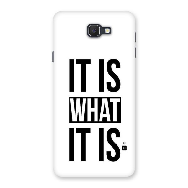 Itis What Itis Back Case for Galaxy On7 2016