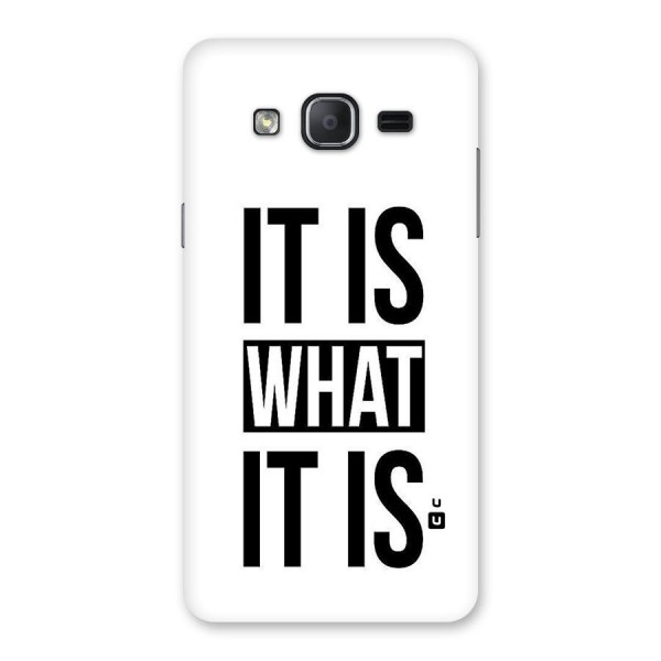 Itis What Itis Back Case for Galaxy On7 Pro