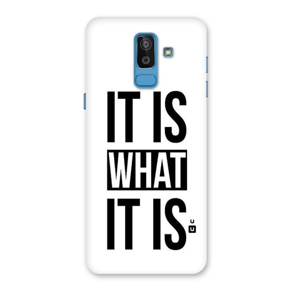 Itis What Itis Back Case for Galaxy On8 (2018)