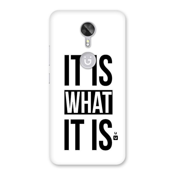 Itis What Itis Back Case for Gionee A1