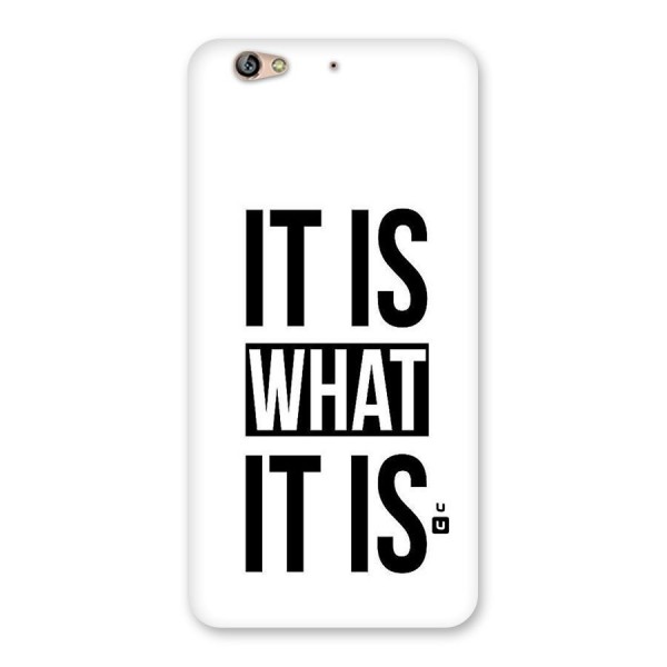 Itis What Itis Back Case for Gionee S6