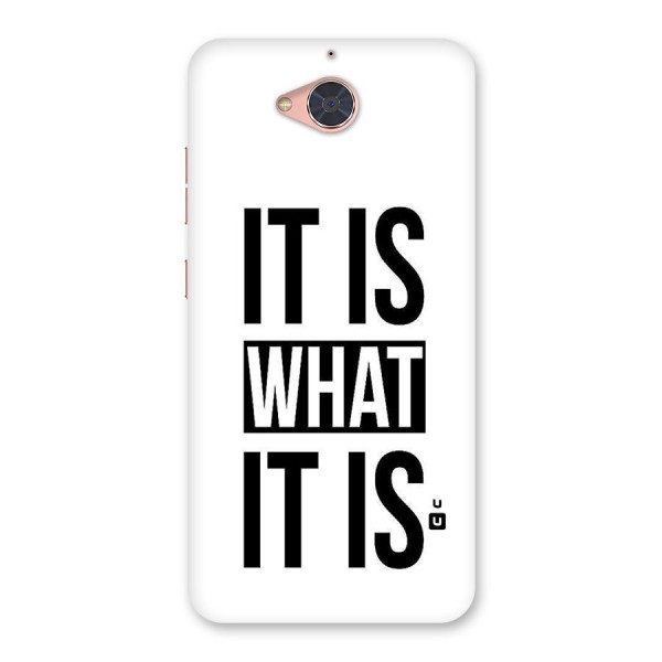 Itis What Itis Back Case for Gionee S6 Pro