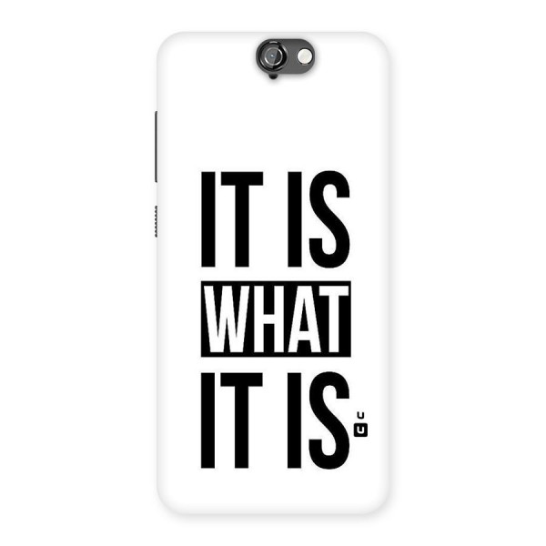 Itis What Itis Back Case for HTC One A9