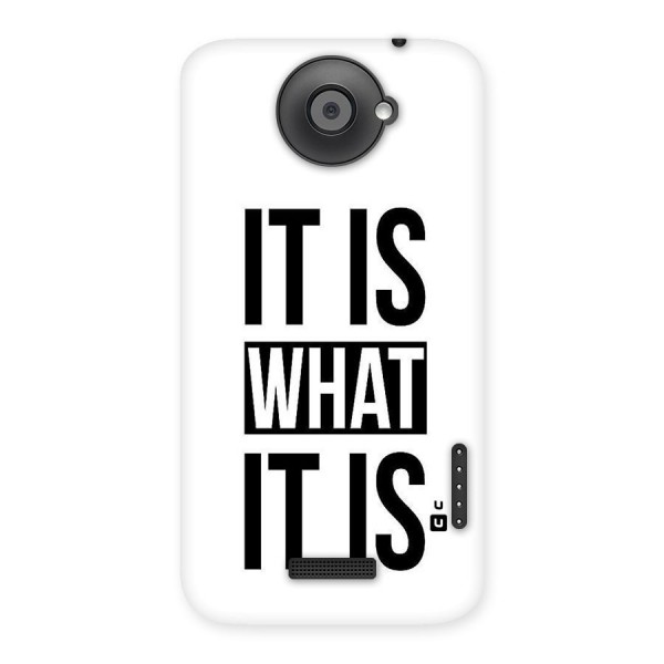 Itis What Itis Back Case for HTC One X