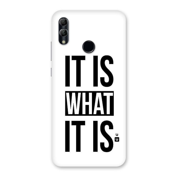 Itis What Itis Back Case for Honor 10 Lite