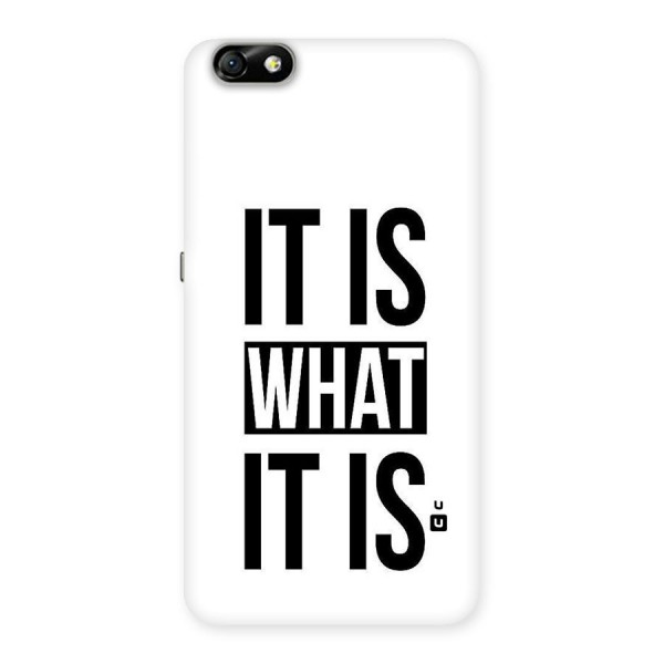 Itis What Itis Back Case for Honor 4X