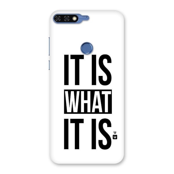 Itis What Itis Back Case for Honor 7C