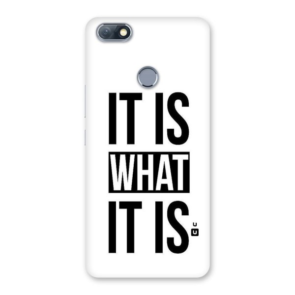 Itis What Itis Back Case for Infinix Note 5