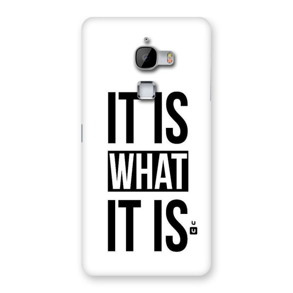 Itis What Itis Back Case for LeTv Le Max