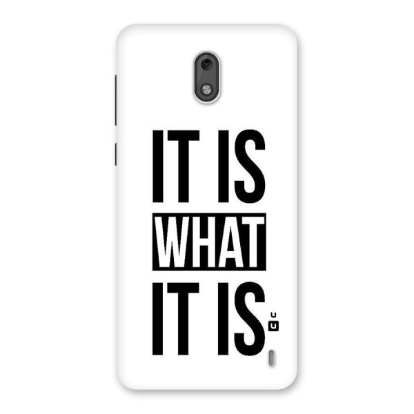 Itis What Itis Back Case for Nokia 2