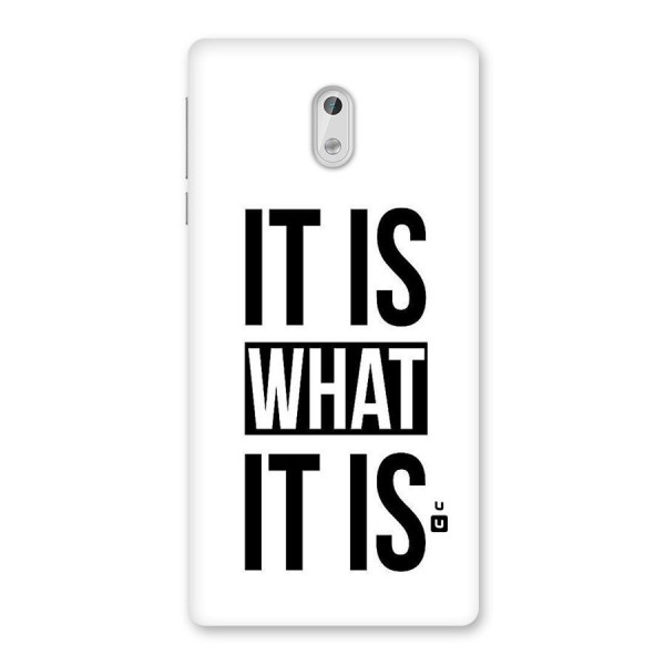 Itis What Itis Back Case for Nokia 3