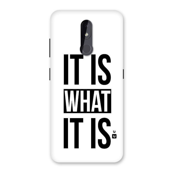 Itis What Itis Back Case for Nokia 3.2