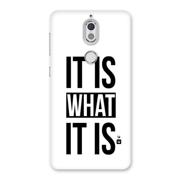 Itis What Itis Back Case for Nokia 7