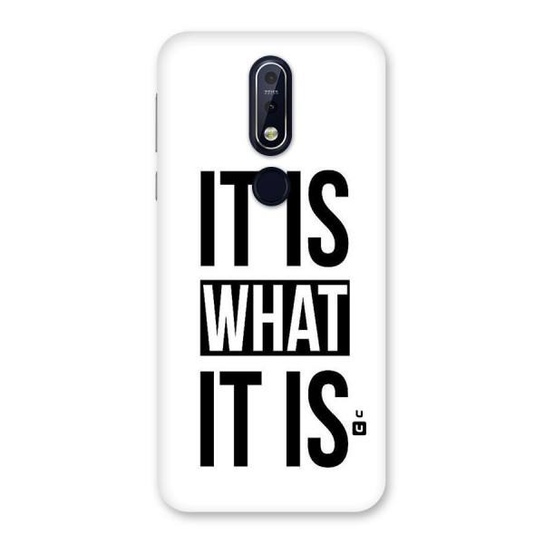 Itis What Itis Back Case for Nokia 7.1