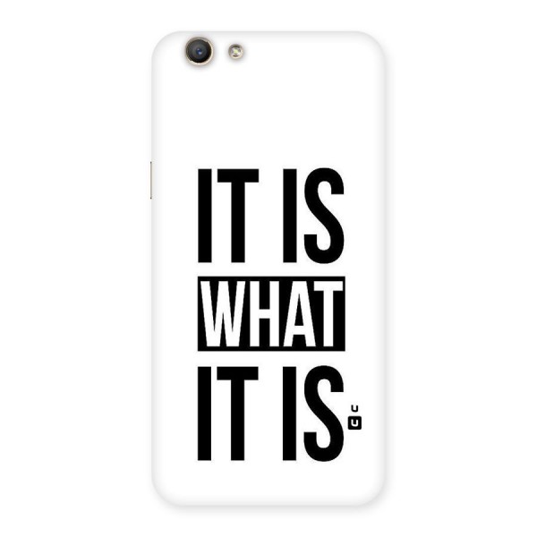 Itis What Itis Back Case for Oppo A59
