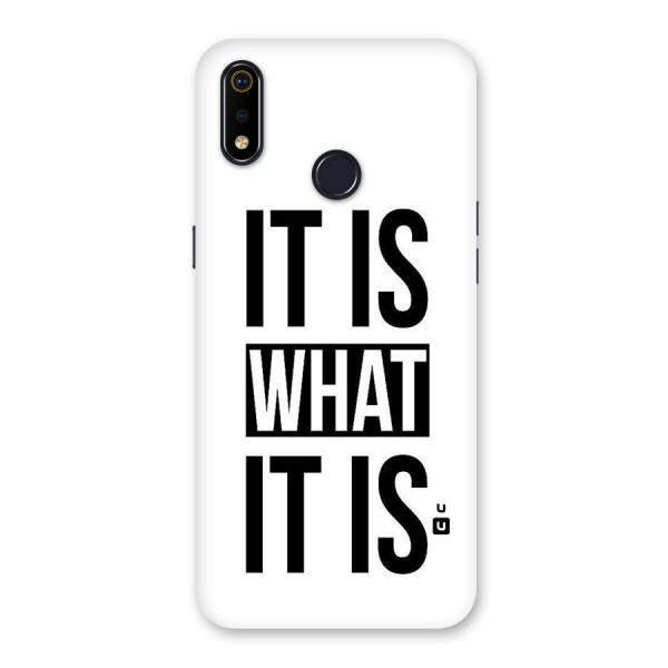 Itis What Itis Back Case for Realme 3i