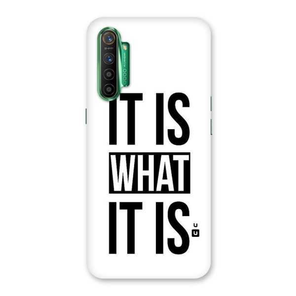 Itis What Itis Back Case for Realme X2
