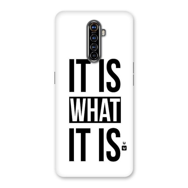 Itis What Itis Back Case for Realme X2 Pro