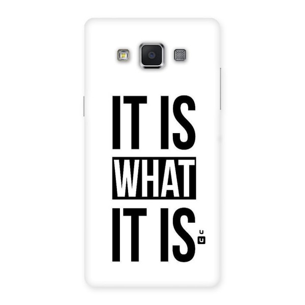 Itis What Itis Back Case for Samsung Galaxy A5