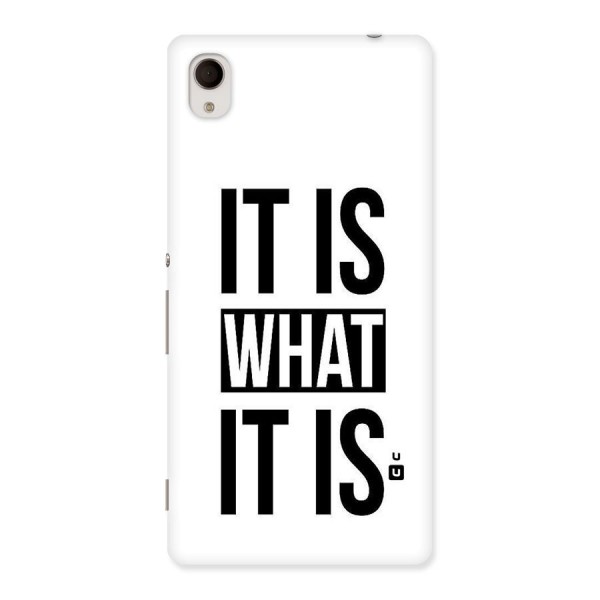 Itis What Itis Back Case for Sony Xperia M4