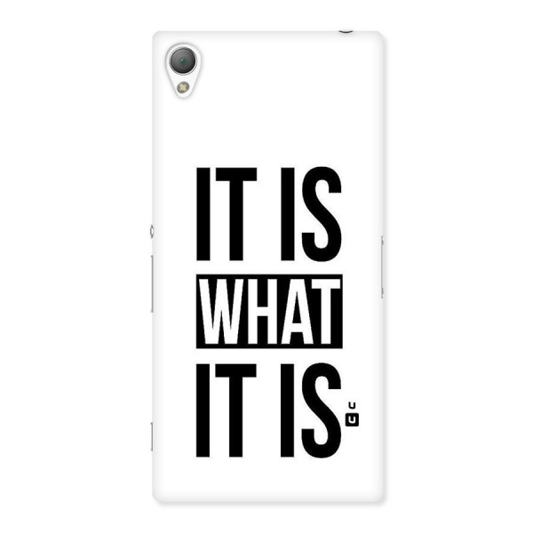 Itis What Itis Back Case for Sony Xperia Z3