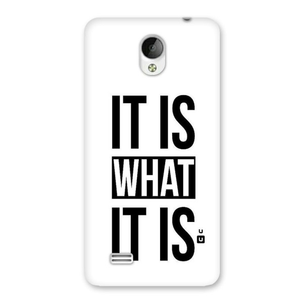 Itis What Itis Back Case for Vivo Y21