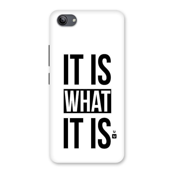 Itis What Itis Back Case for Vivo Y81i