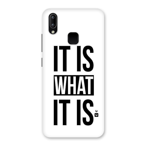 Itis What Itis Back Case for Vivo Y93