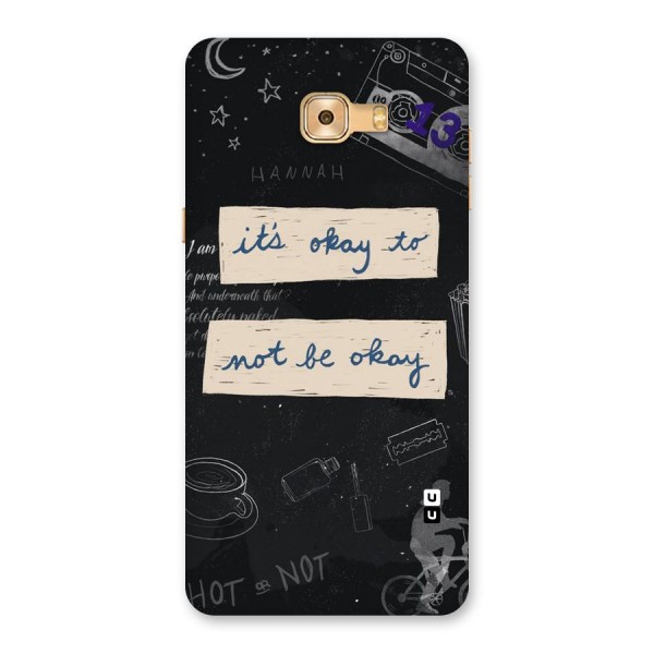 Its Okay Back Case for Galaxy C9 Pro