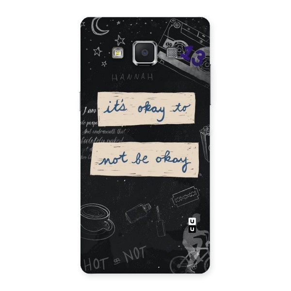 Its Okay Back Case for Samsung Galaxy A5