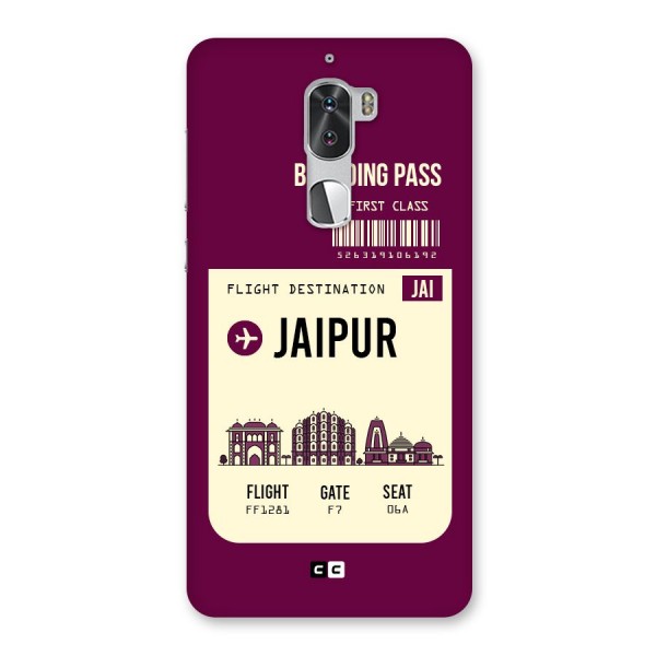 Jaipur Boarding Pass Back Case for Coolpad Cool 1