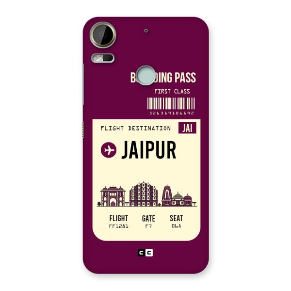 Jaipur Boarding Pass Back Case for Desire 10 Pro