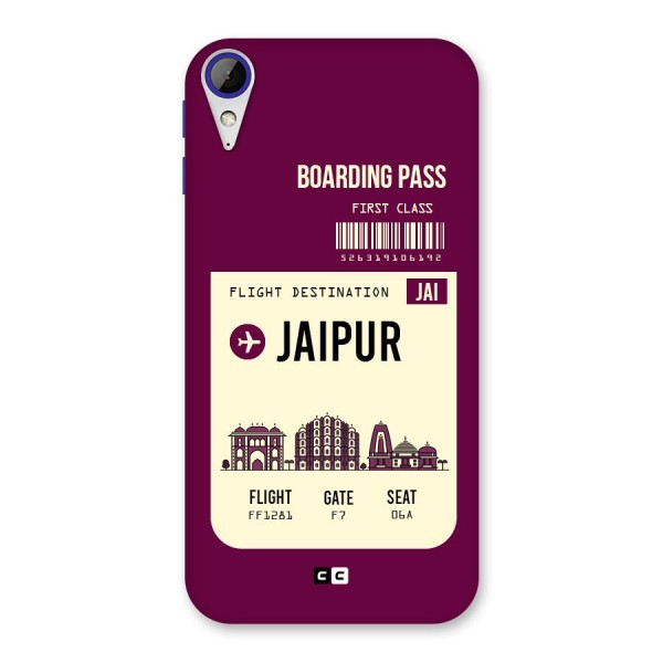 Jaipur Boarding Pass Back Case for Desire 830