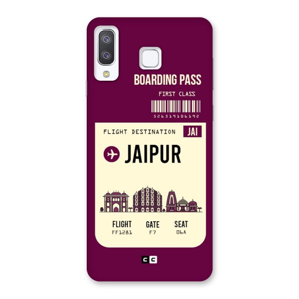 Jaipur Boarding Pass Back Case for Galaxy A8 Star