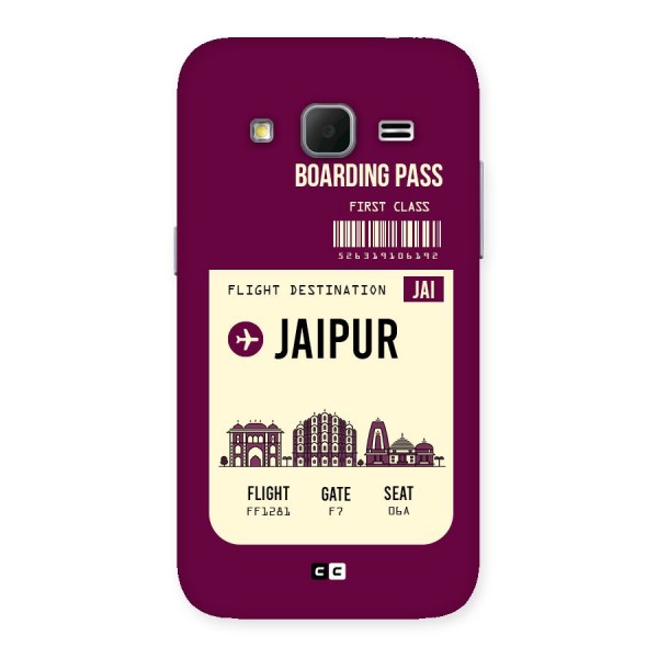 Jaipur Boarding Pass Back Case for Galaxy Core Prime