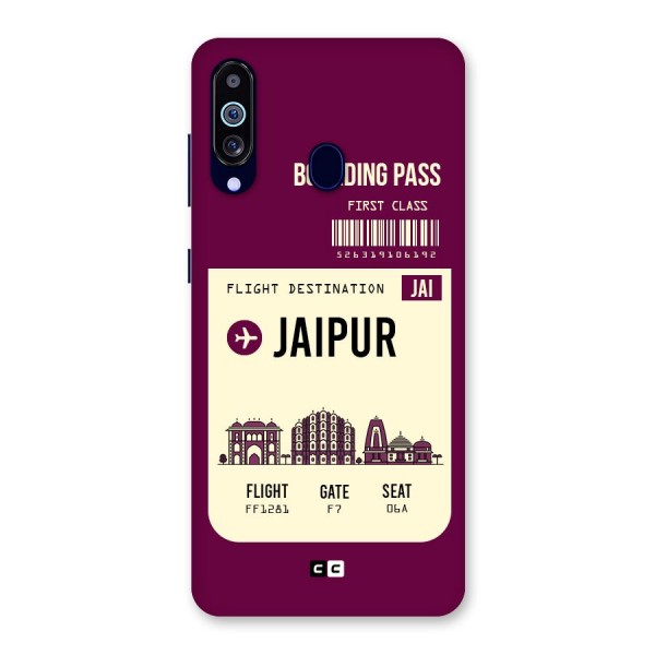 Jaipur Boarding Pass Back Case for Galaxy M40