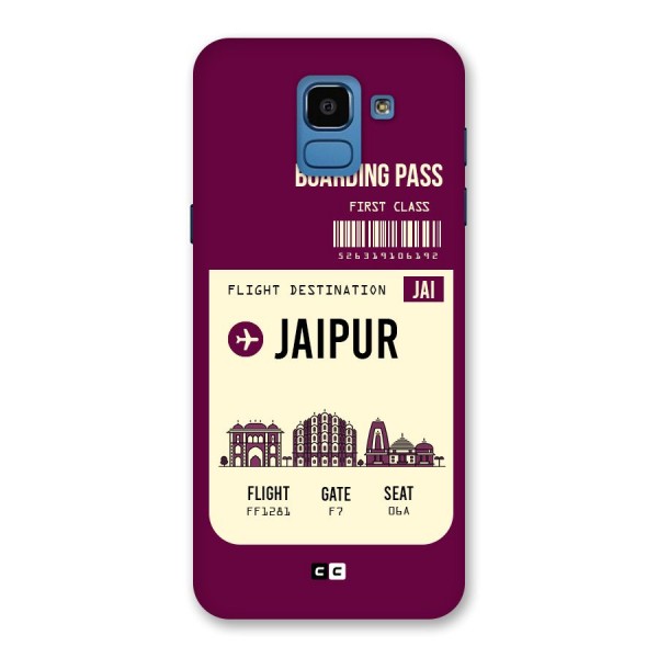 Jaipur Boarding Pass Back Case for Galaxy On6
