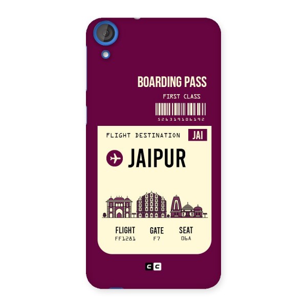 Jaipur Boarding Pass Back Case for HTC Desire 820