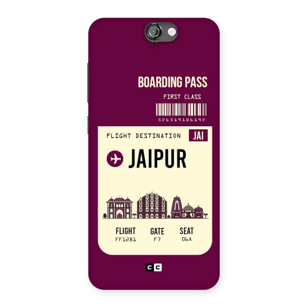 Jaipur Boarding Pass Back Case for HTC One A9