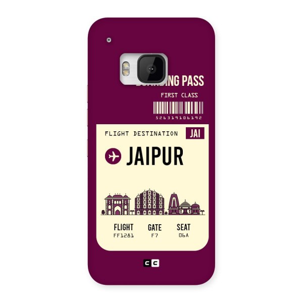 Jaipur Boarding Pass Back Case for HTC One M9