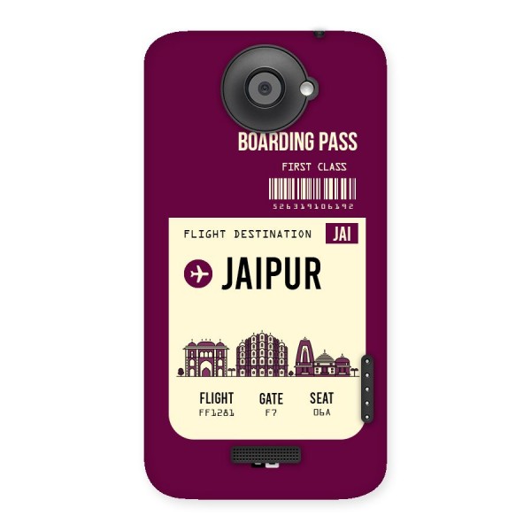 Jaipur Boarding Pass Back Case for HTC One X