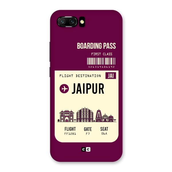 Jaipur Boarding Pass Back Case for Honor 10