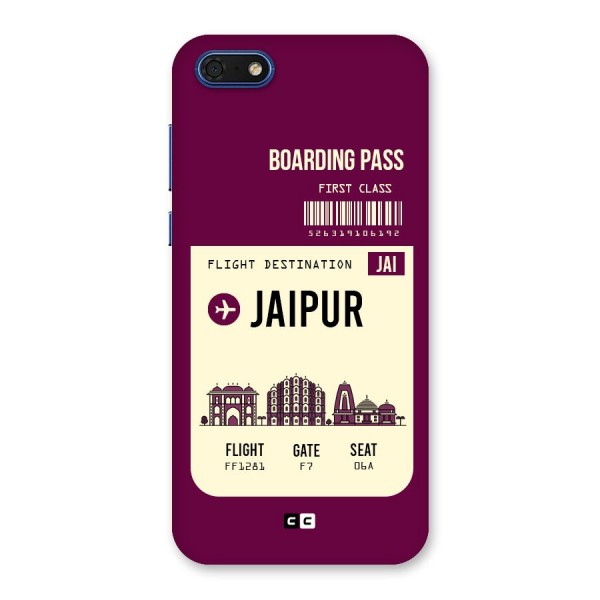 Jaipur Boarding Pass Back Case for Honor 7s
